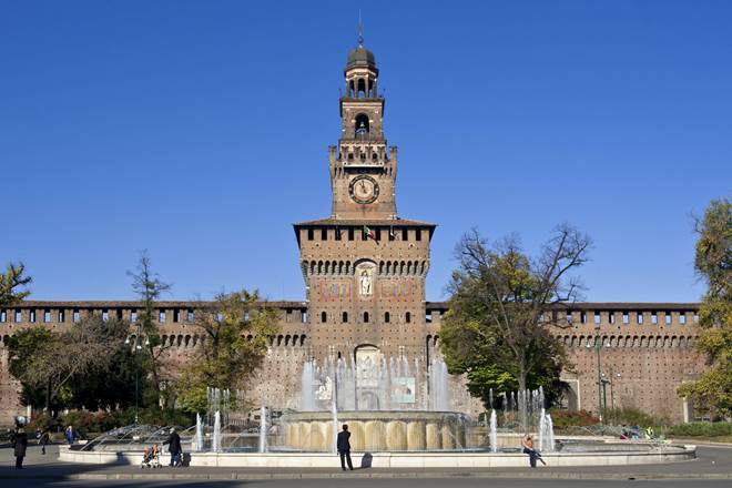 Visiting Castello Sforzesco in Milan